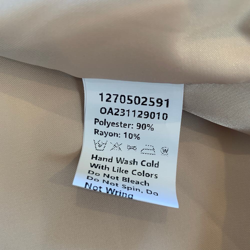 BNWT Commense Button-up Coat Jacket | Beige Khaki | Size Small - Picture 11 of 11